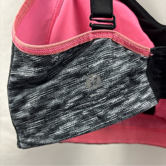 Lululemon Athletics Sports Bra 36DD Gray Padded Back Closure Wireless - Picture 8 of 10